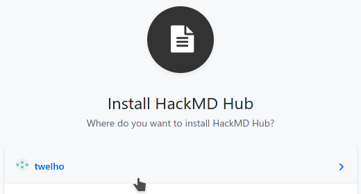Enabling HackMD GitHub integration for your own user